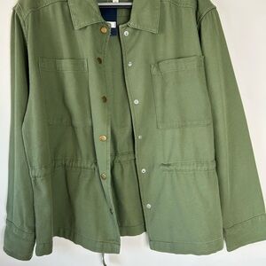Lucky Brand Women's Green Cinched Utility Jacket Sz S NWT